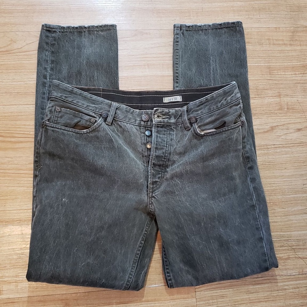 POLO BY RALPH LAUREN ACID GRAY JEANS 34 X 32